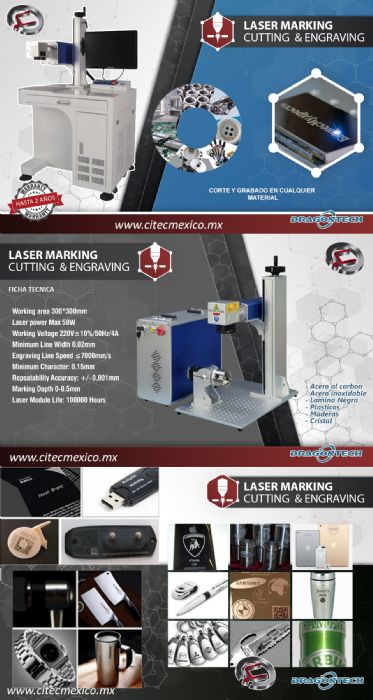 EQUIPO LASER MARCADOR Y DE CORTE TUBO  Y PLACA